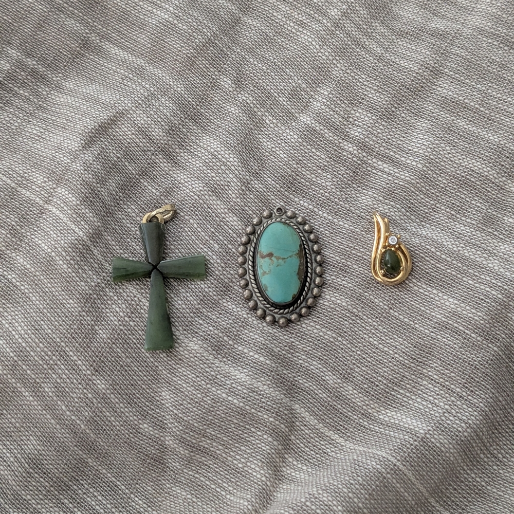 Green and Turquoise Jewelry Set